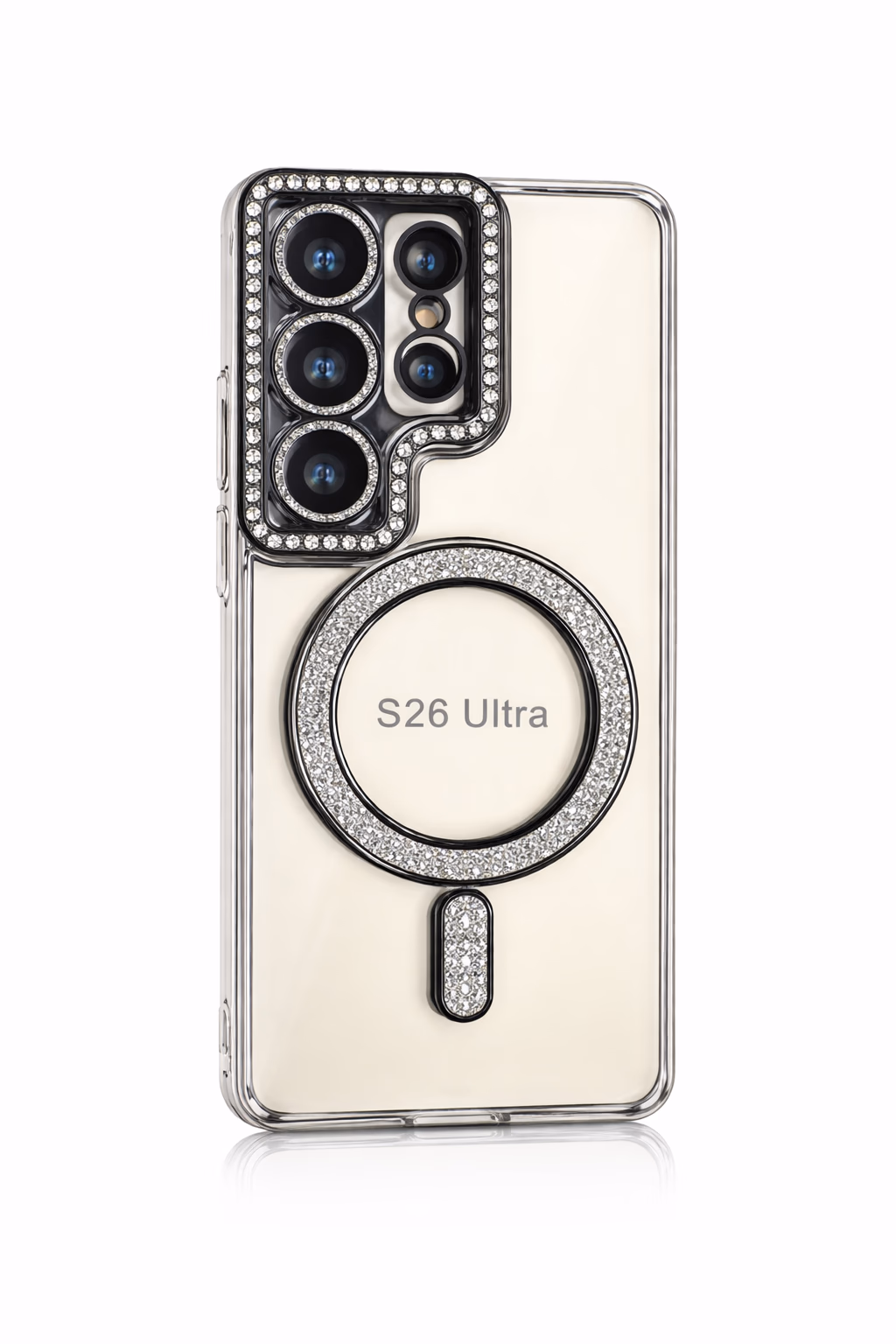 Samsung S26U - Bling Magsafe + Lens Protection - Silver